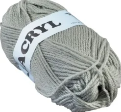 Acrylgarn Grå, 50g
