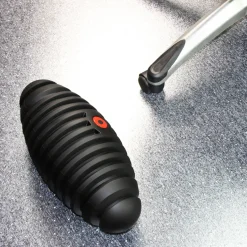 Active footrest 18x42 cm egg-shape black