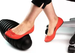 Active footrest 18x42 cm egg-shape black