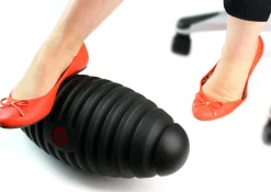 Active footrest 18x42 cm egg-shape black
