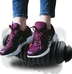 Active footrest 18x42 cm egg-shape black
