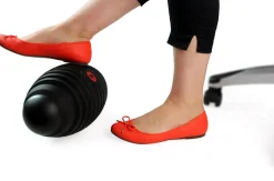 Active footrest 18x42 cm egg-shape black