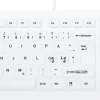 Active Key ClassicClean Med Keyboard IP68 Full-Size W White