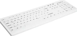 Active Key ClassicClean Med Keyboard IP68 Full-Size W White