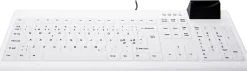 Active Key Med Keyboard SmartCard Full-Size W Black & White