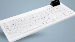Active Key Med Keyboard SmartCard Full-Size W Black & White