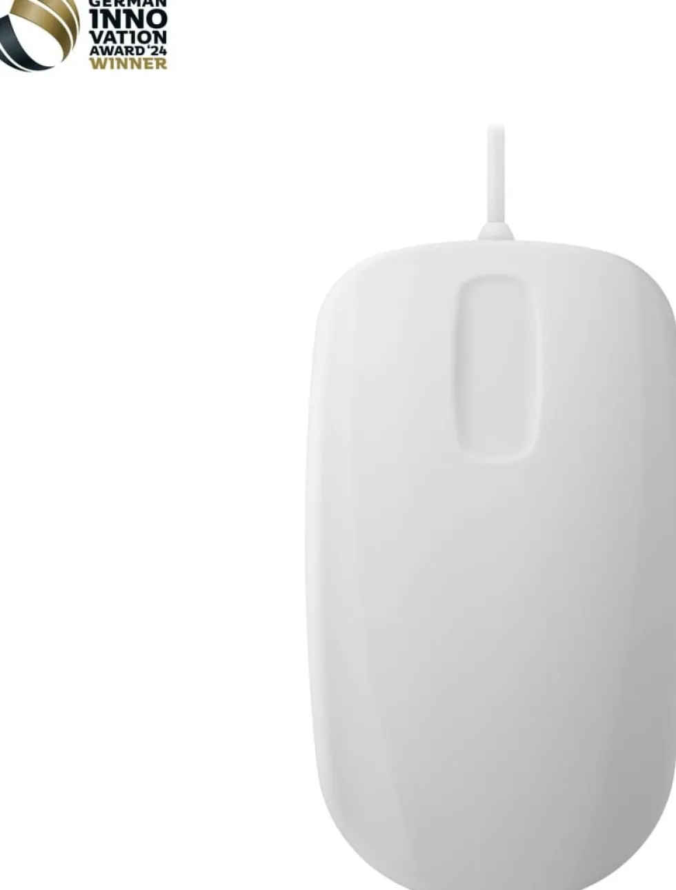 Active Key QuickClean Medical Mouse IP68 Scroll W White