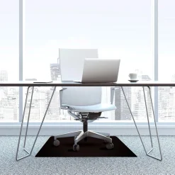 Advantage chair mat PVC 116x150 cm carpet black