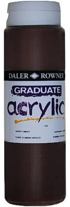 Akrylfärg Brun 500 ml DALER-ROWNEY