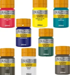 Akrylfärg Galeria, 250ml x 8 färger