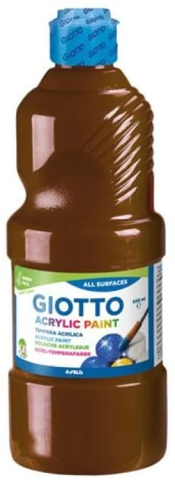 Akrylfärg Giotto 500 ml brun