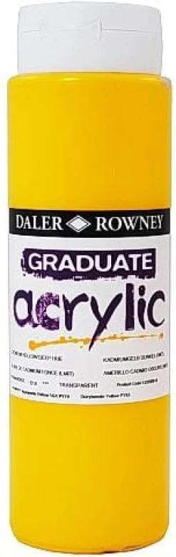 Akrylfärg Klargul 500 ml DALER-ROWNEY