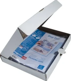 Aktmapp EXACOMPTA A4 0,11mm klar 100/fp