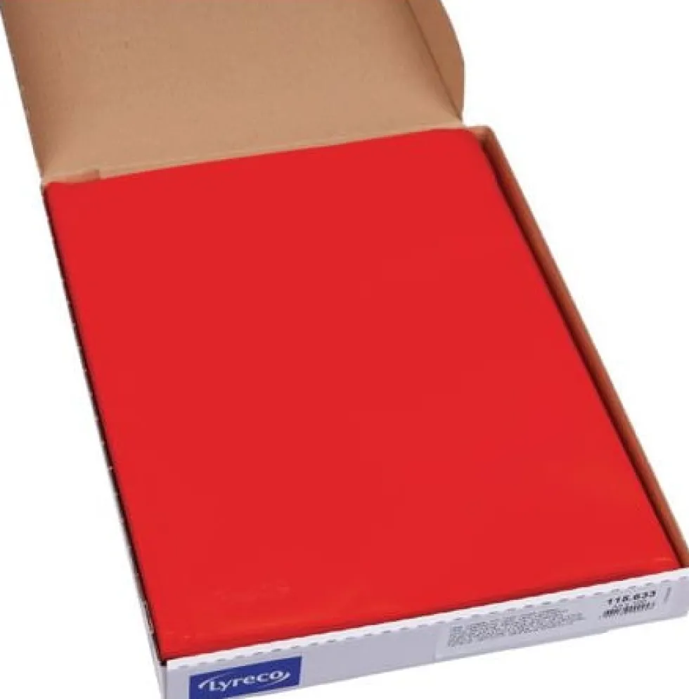 Aktmapp LYRECO A4 0,11 röd 100/fp