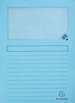 Aktmapp m.fönster A4 160g sort.f. 100/fp