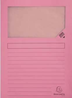 Aktmapp m.fönster A4 160g sort.f. 100/fp