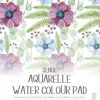 Akvarellblock pad A4 200g 20blad