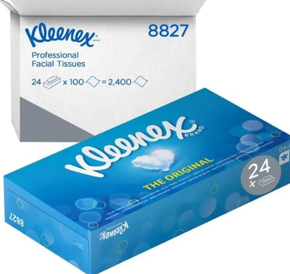 Ansiktsservett Kleenex®, 2 lager, 100/fp