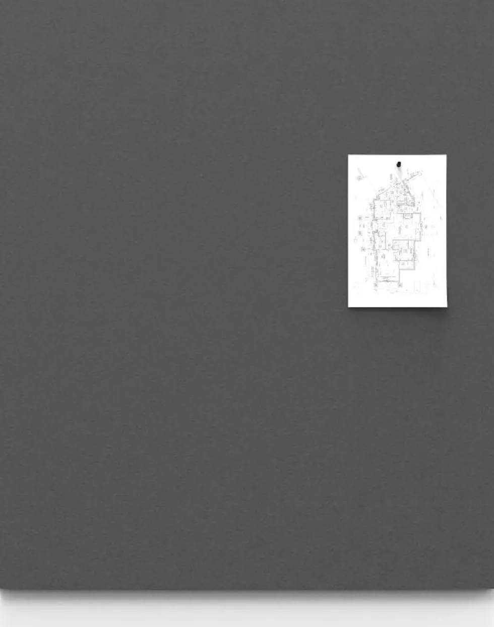 Anslagstavla Air Bulletin, Svart, 995x1195mm
