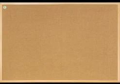 Anslagstavla väv m/träram 120x60cm