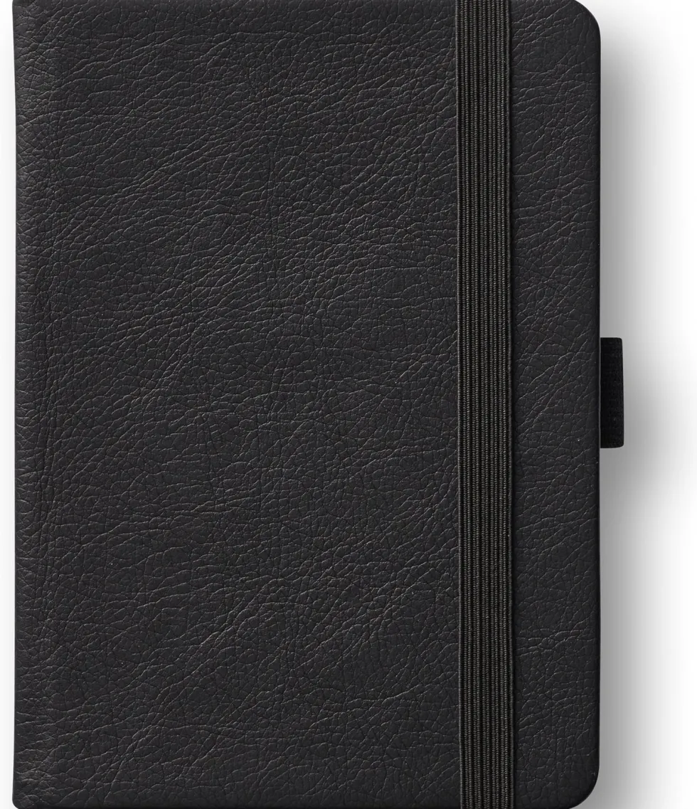 Ant.bok Classic A6 linj svart