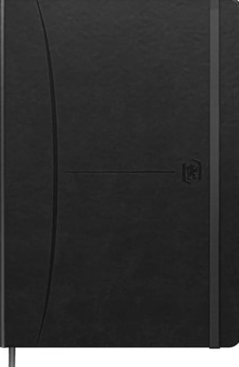 Ant.bok Oxford Signature A5 rutad svart