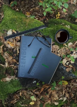Anteckningsblock GREENBOOK A5+ linj recy