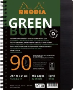 Anteckningsblock GREENBOOK A5+ linj recy