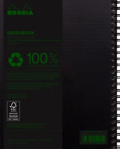 Anteckningsblock GREENBOOK A5+ linj recy