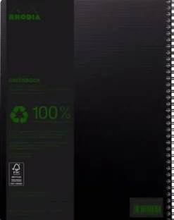 Anteckningsblock GREENBOOK A4+ rut recy