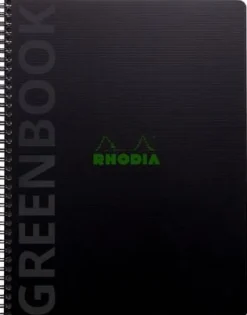 Anteckningsblock GREENBOOK A4+ rut recy