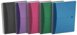 Anteckningsblock Oxford Urban Mix A4, PP-omslag, linjerat, 90g