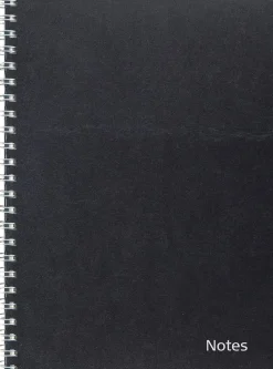 Anteckningsbok Spiralbunden A6 Svart, till noteskalender