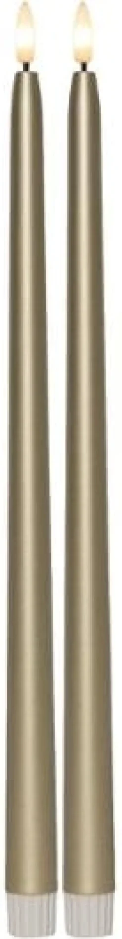 Antikljus STAR T LED 39cm guld 2/fp
