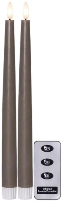 Antikljus STAR T LED 28cm mullvad 2/fp