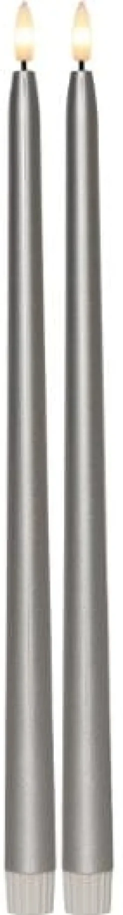Antikljus STAR T LED 39cm silver 2/fp