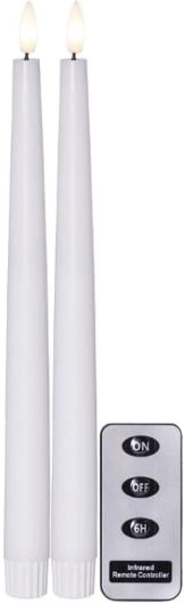 Antikljus STAR T LED 28cm vit 2/fp