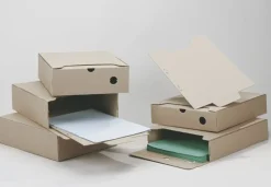 Arkivbox A4 Brun, 60mm ryggbredd, 50st