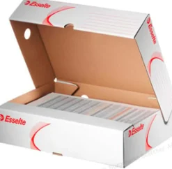 Arkivbox liggande 80mm vit (10)