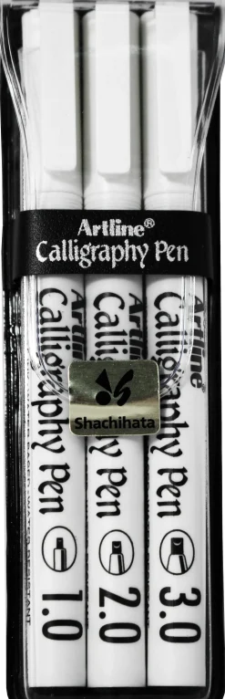 Artline Calligraphy Pen svart 3-pack (3)