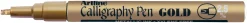 Artline 993 Metallic Calligraphy guld
