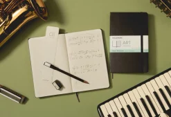 Art Music Notebook Svart Large
