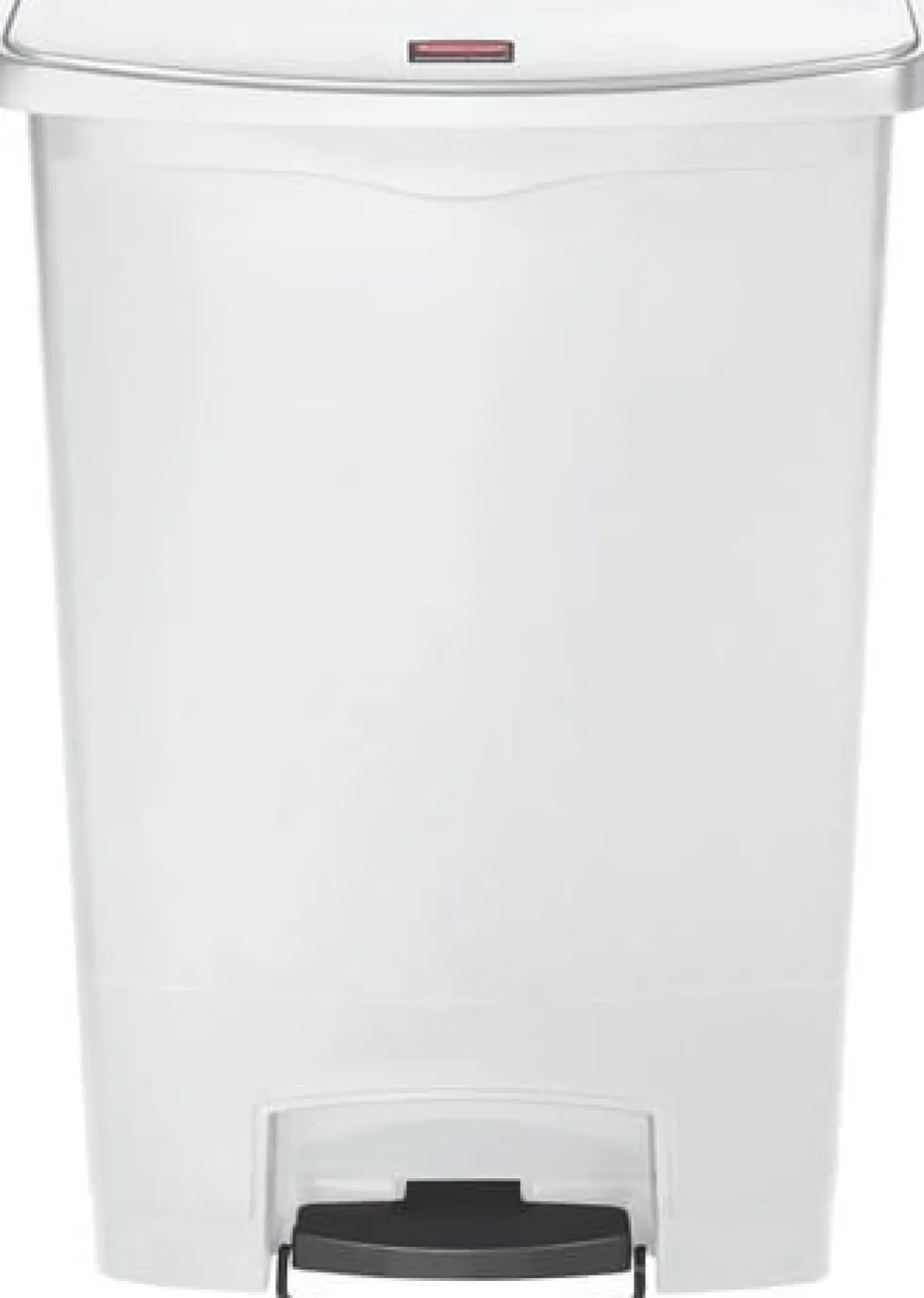 Avfallskärl pedal RUBBERMAID Slim Jim® vit 90L