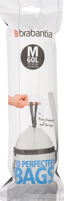 Avfallspåsar M BRABANTIA 60L för Bo, 10/FP