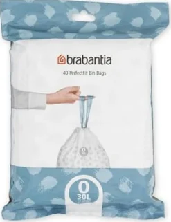 Avfallspåsar O BRABANTIA 30L för FlatBack+ & Bo, 40/RL