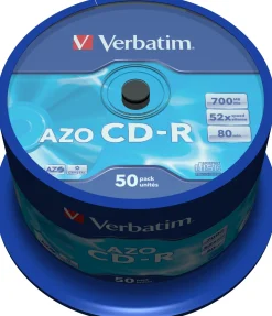AZO, CD-R, 52X, Crystal (50)