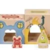 Babblarna hus med träfigurer 12 delar