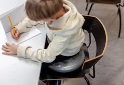 Balanskudde 25cm grå diam