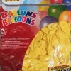 Ballonger 25cm 100/fp gul