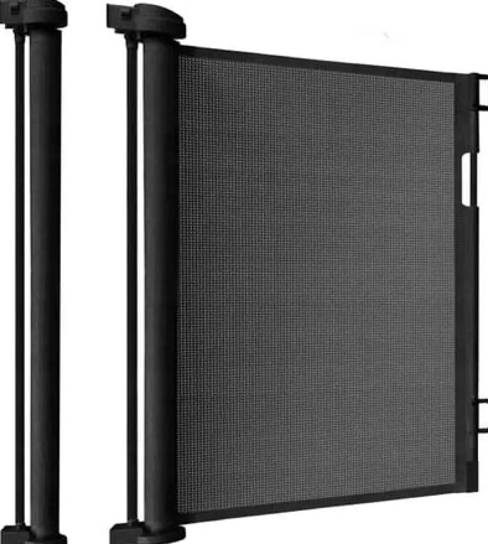 Barngrind Rullgardin 160 cm Svart